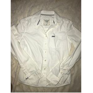 Abercrombie & Fitch white long sleeve